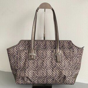Coach Taylor Alexis Snake Print Carryall Tote Bag​